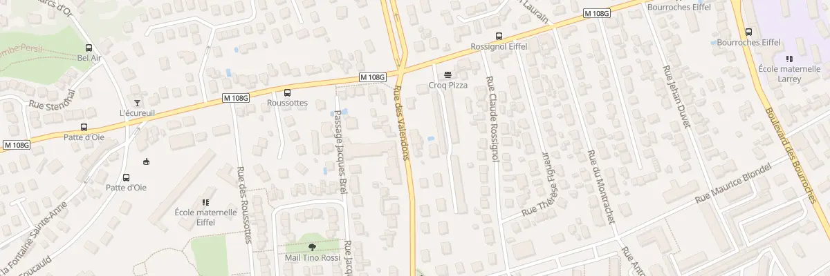 Plan du 5 Rue des Valendons à Dijon