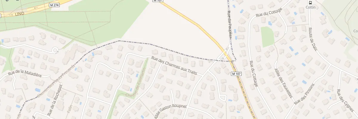Plan du 8 Rue des Charmes Aux Traits à Talant