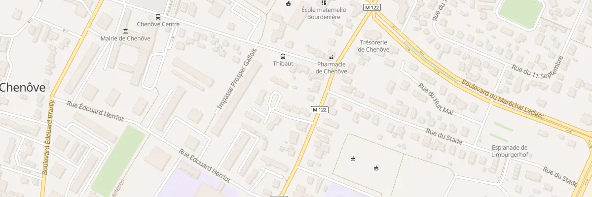 Plan du 10 Rue de Marsannay à Chenôve