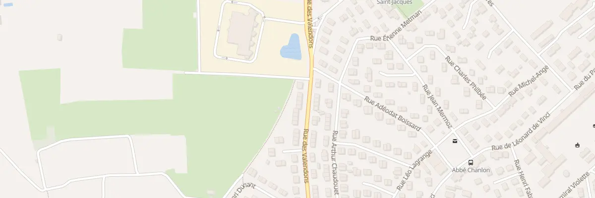 Plan du 26 Rue des Valendons à Dijon