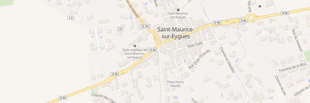 Plan du 5126 Le Village à Saint-Maurice-sur-Eygues