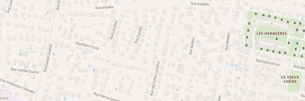 Plan du 14 Rue des Frères Lumière à Meyzieu