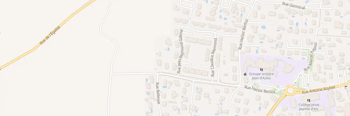 Plan du 5 Rue Jean Raymond Gabriel à Genas