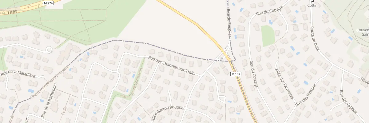 Plan du 6 Rue des Charmes Aux Traits à Talant