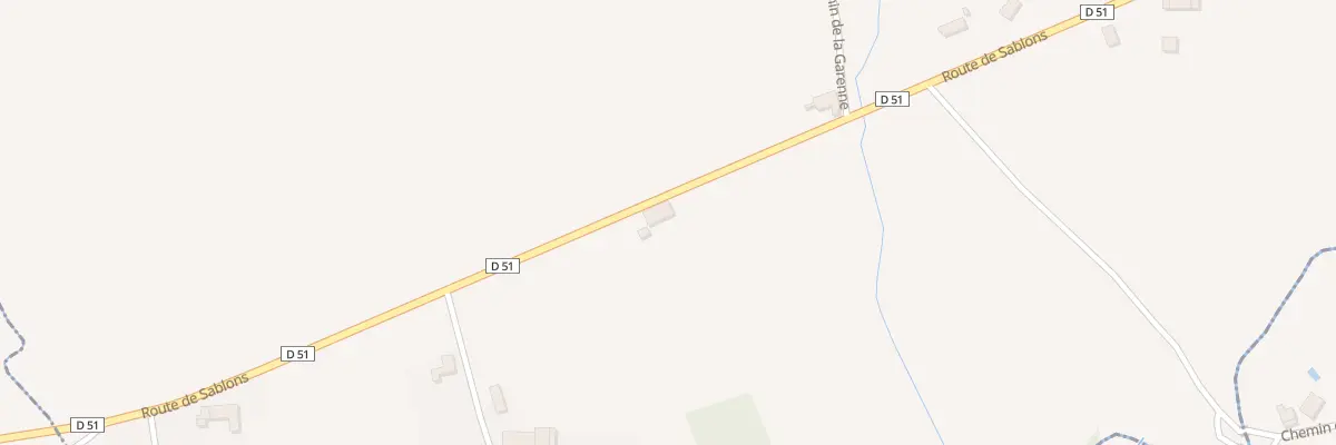 Plan du 1245 Rte de Sablons à Primarette
