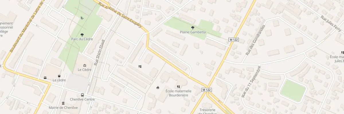Plan du 7 Rue Raymond Bougeot à Chenôve