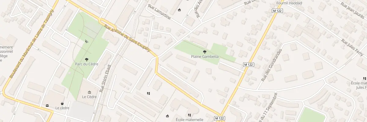 Plan du 16 Rue Léon Gambetta à Chenôve