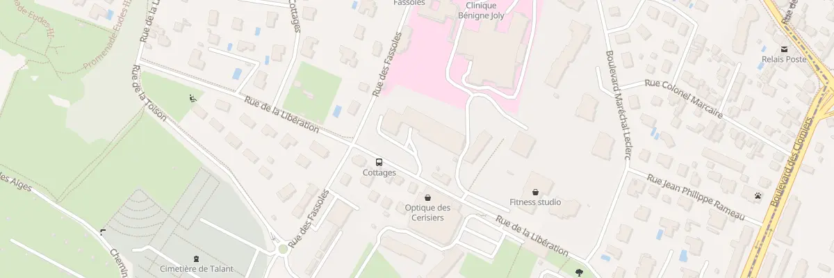 Plan du 23 Rue de la Libération à Talant