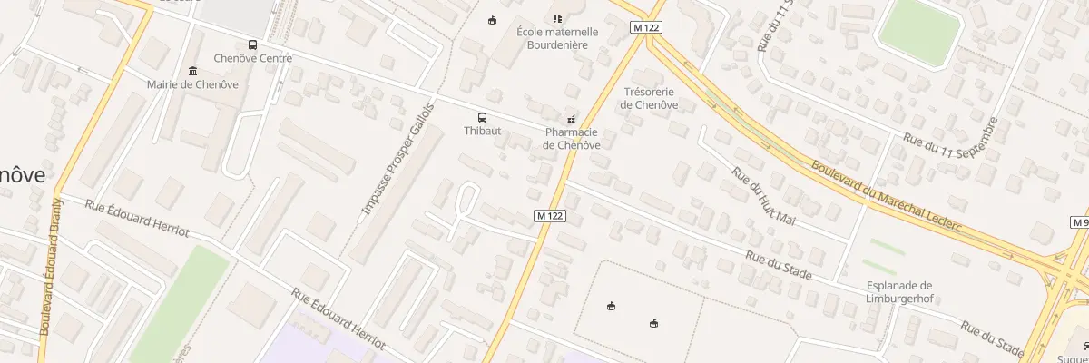 Plan du 4 Rue de Marsannay à Chenôve