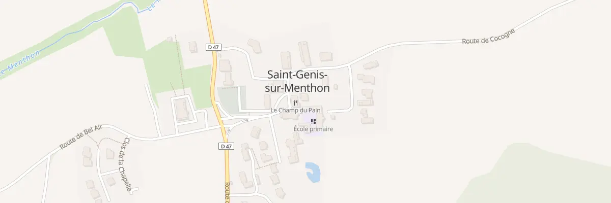 Plan du 34 Pl de la Mairie à Saint-Genis-sur-Menthon