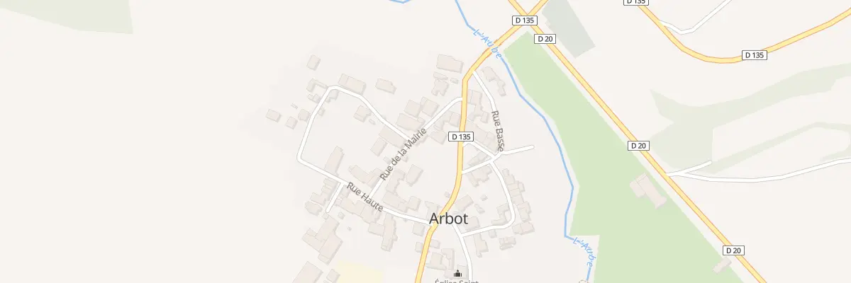 Plan du 5 Rue de la Mairie à Arbot