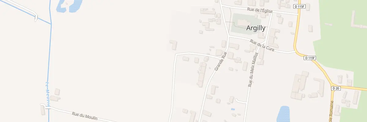 Plan du 3 Chem du Meix Galopin à Argilly