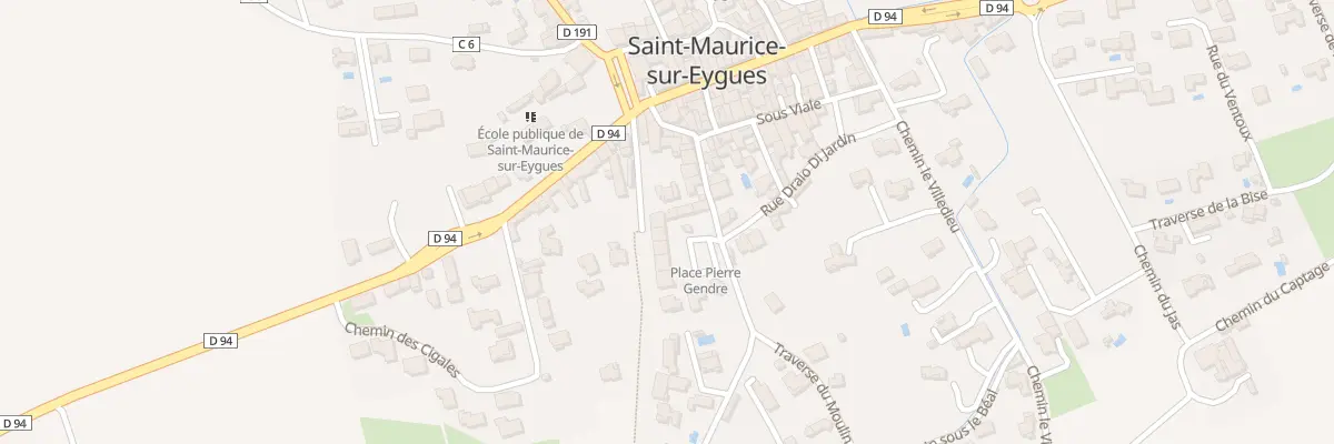 Plan du 5636 Le Village à Saint-Maurice-sur-Eygues