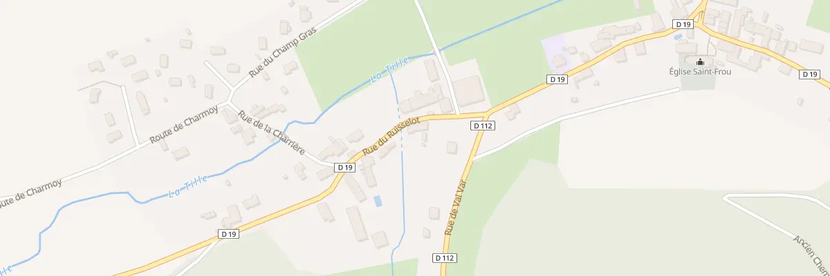 Plan du 1 Rue du Ruisselot à Avot