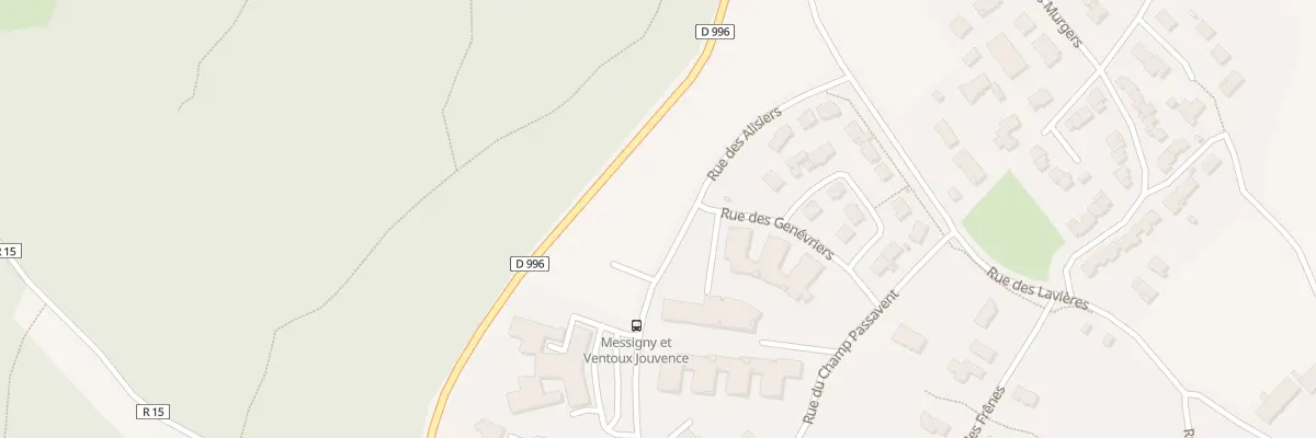 Plan du 10F Rue des Alisiers à Messigny-et-Vantoux