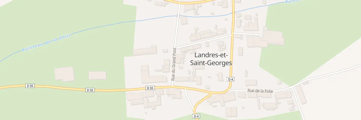 Plan du 1 Rue du Grand Pont à Landres-et-Saint-Georges