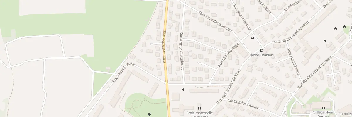 Plan du 30 Rue Arthur Chaudouet à Dijon