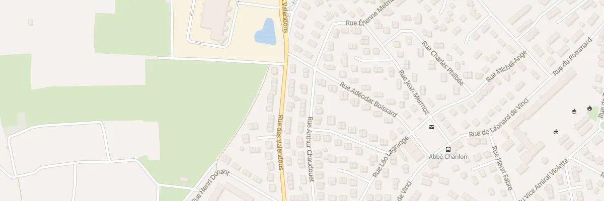 Plan du 10 Rue Arthur Chaudouet à Dijon