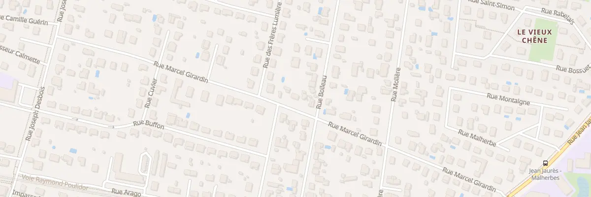 Plan du 28 Rue Marcel Girardin à Meyzieu