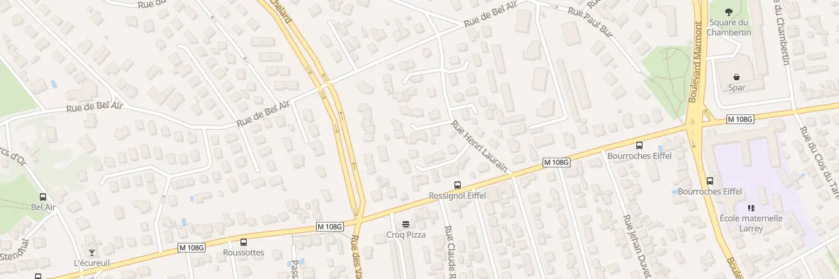 Plan du 25 Rue Henri Laurain à Dijon