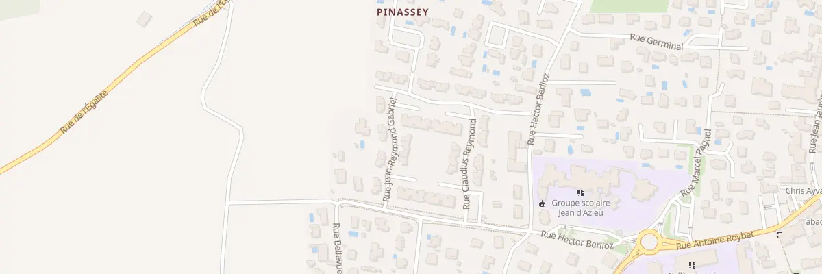 Plan du 12 Rue Jean Raymond Gabriel à Genas