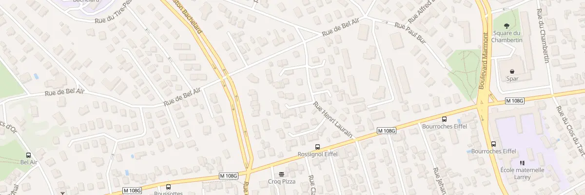 Plan du 33 Rue Henri Laurain à Dijon