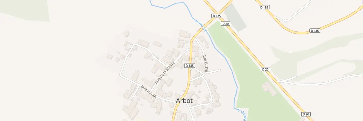 Plan du 9 Rue de la Mairie à Arbot