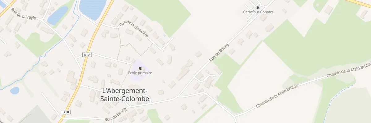 Plan du 6 Rue du Bourg à L’Abergement-Sainte-Colombe
