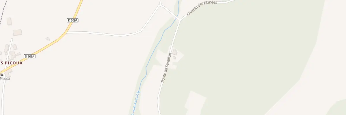 Plan du 95 Che de Saraillon à Vaunaveys-la-Rochette