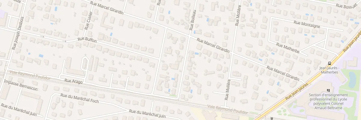 Plan du 17 Rue Boileau à Meyzieu