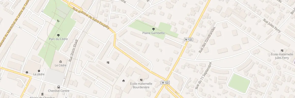Plan du 20 Rue Leon Gambetta à Quetigny