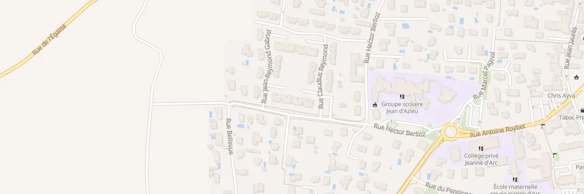 Plan du 4 Rue Jean Raymond Gabriel à Genas