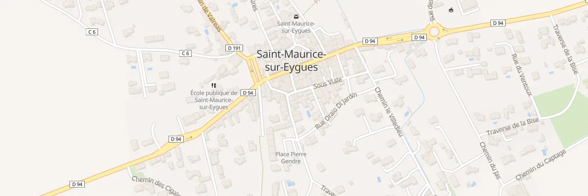Plan du 5105 Le Village à Saint-Maurice-sur-Eygues