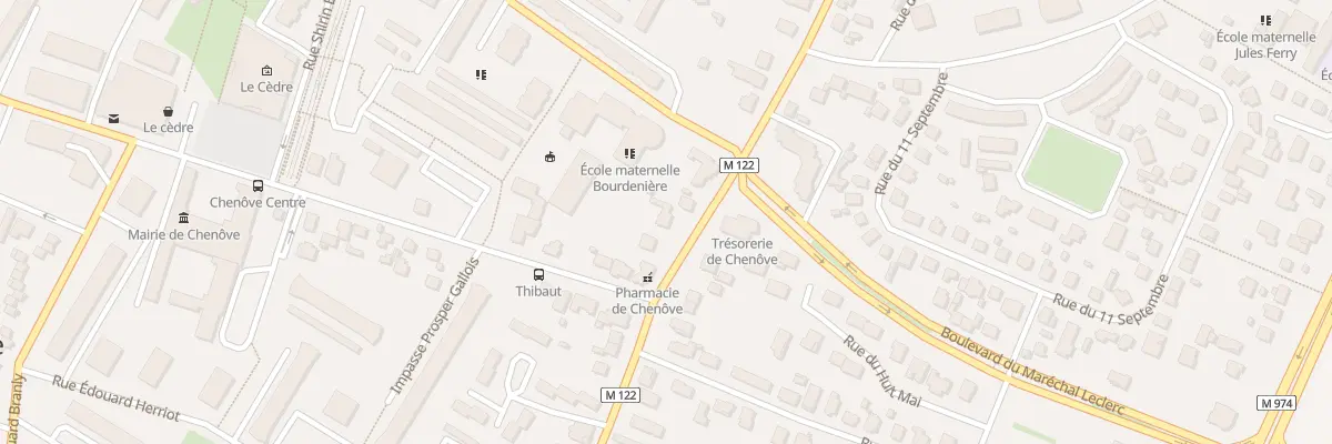 Plan du 5 Rue Maxime Guillot à Chenôve