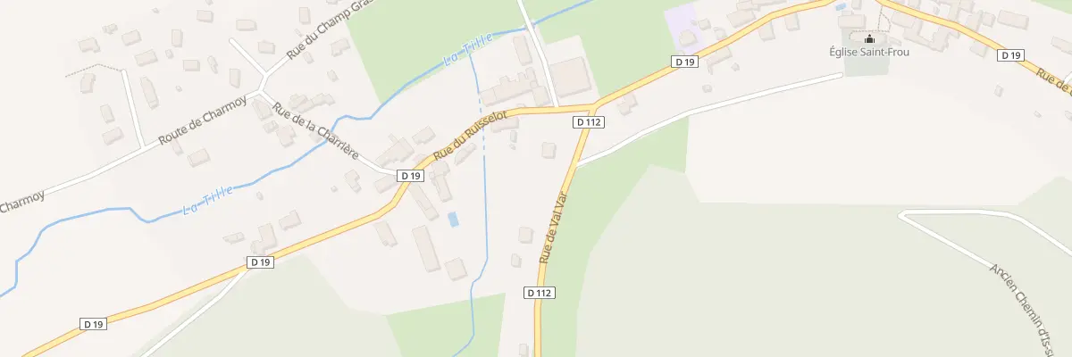 Plan du 2 Rue de Val Var à Avot