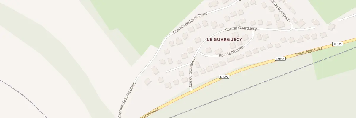 Plan du 60 Imp de la Justice à Baudonvilliers