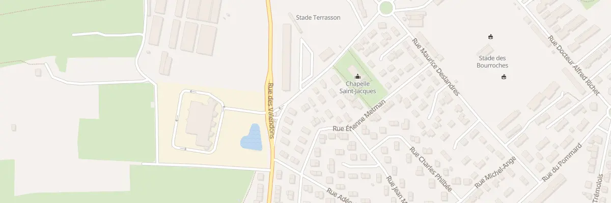 Plan du 27 Rue Col Picard à Dijon