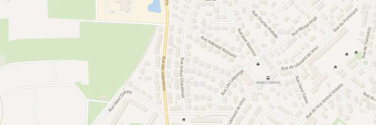 Plan du 13 Rue Arthur Chaudouet à Dijon