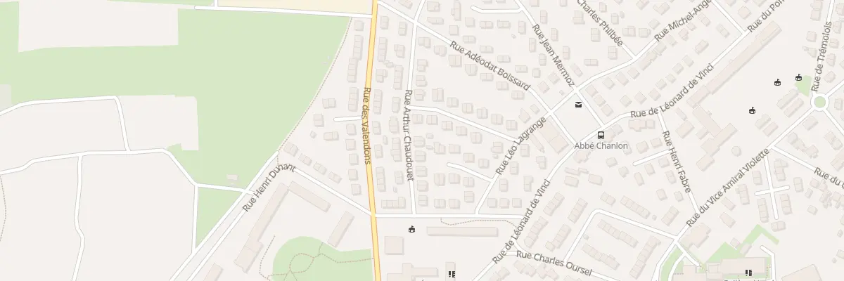 Plan du 17 Rue Arthur Chaudouet à Dijon