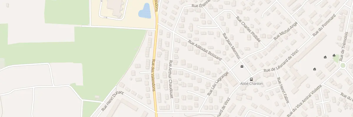 Plan du 9 Rue Arthur Chaudouet à Dijon