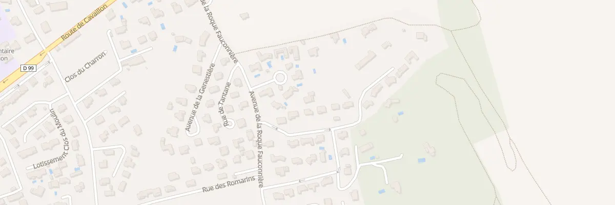 Plan du 329 Av de la Roque Fauconniere à Plan-d’Orgon