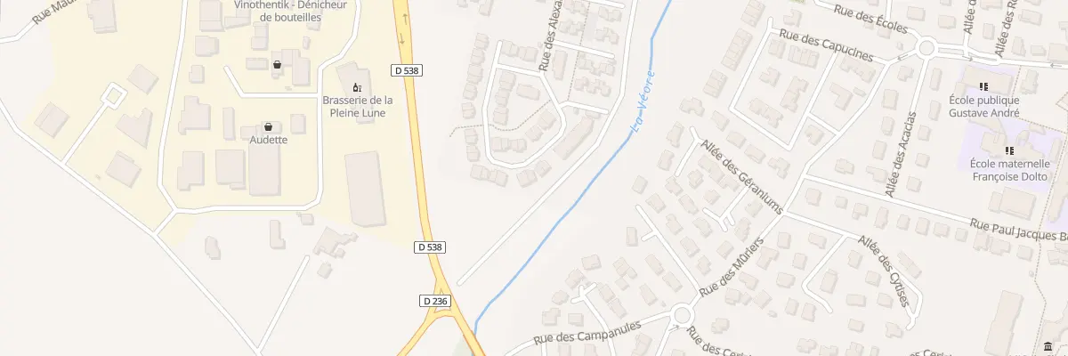Plan du 70 Rue des Alexandrins à Chabeuil