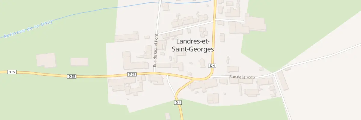 Plan du 1 Rue Docteur Bernard à Landres-et-Saint-Georges