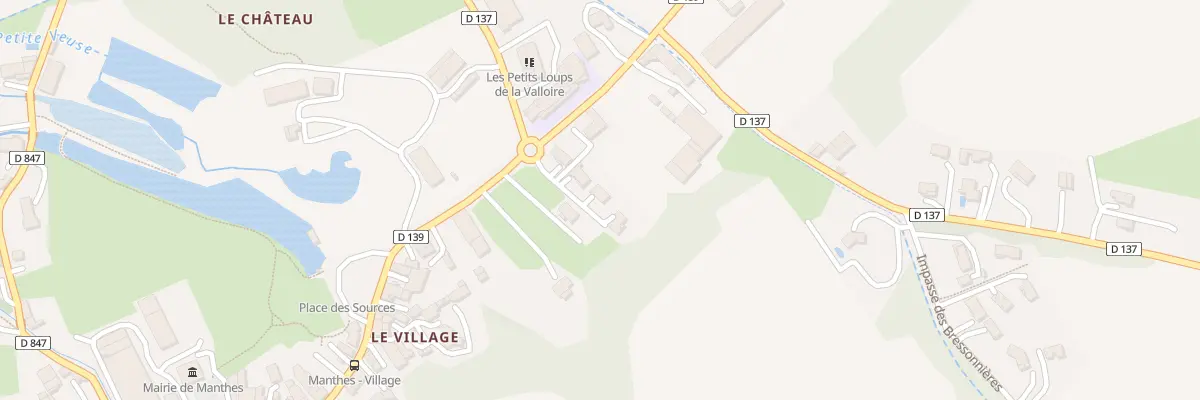 Plan du 55 Imp du Côteau à Manthes
