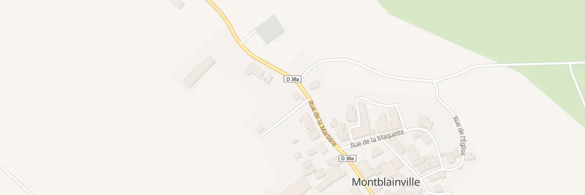 Plan du 13 Rue de la Marliere à Montblainville