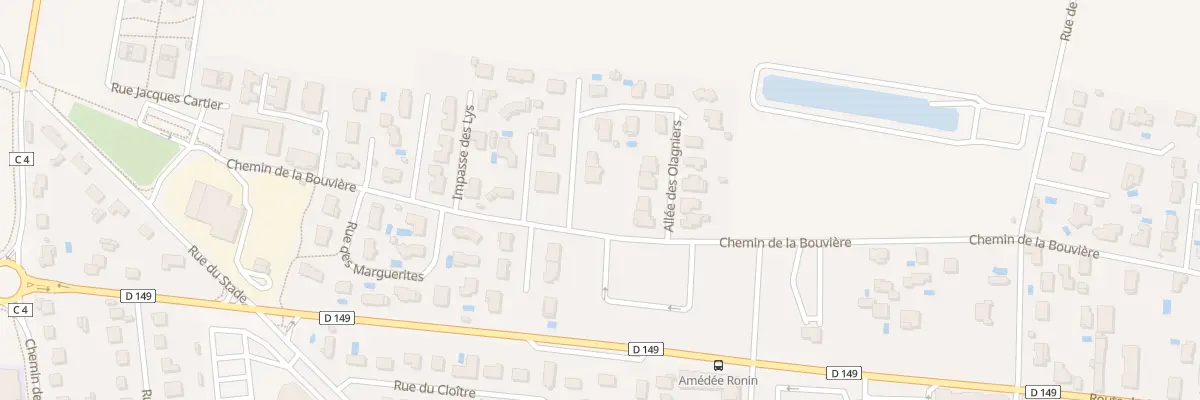 Plan du 2 All des Olagniers à Saint-Pierre-de-Chandieu