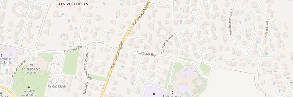 Plan du 13 Rue Louis Rey à Genas