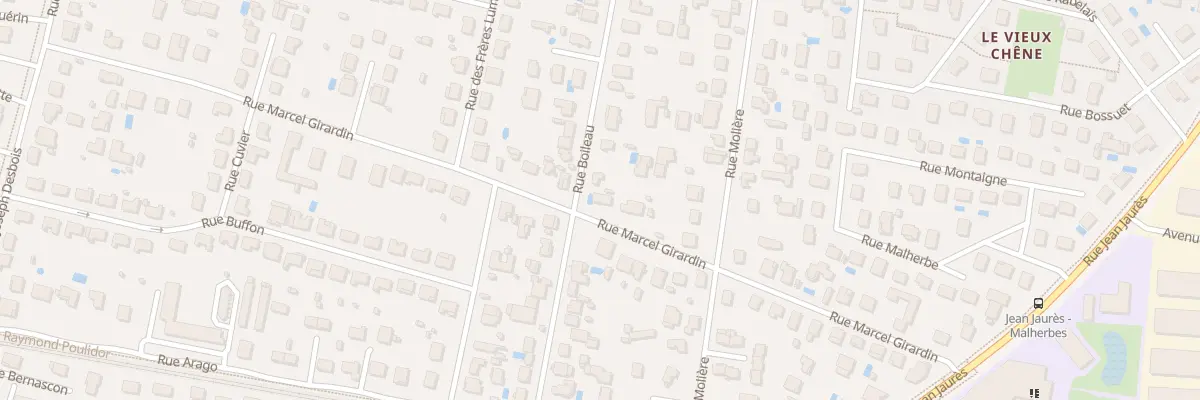 Plan du 22 Rue Marcel Girardin à Meyzieu