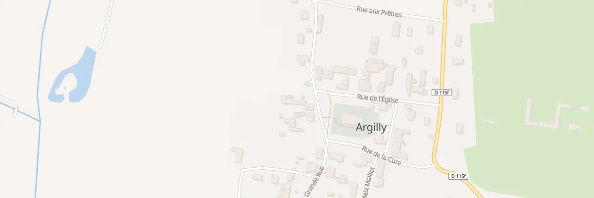 Plan du 12 Grande Rue à Argilly