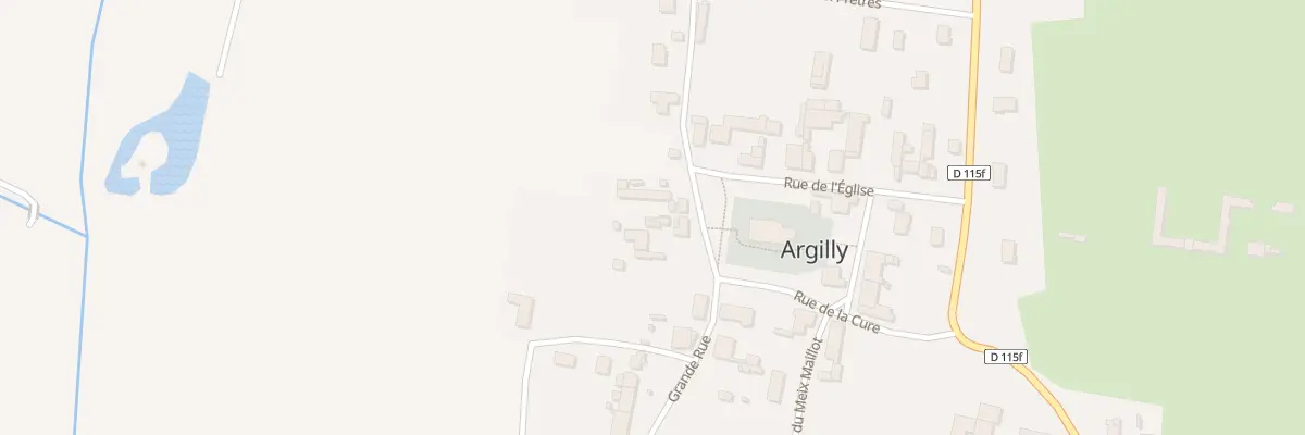 Plan du 16 Gr Grande Rue à Argilly